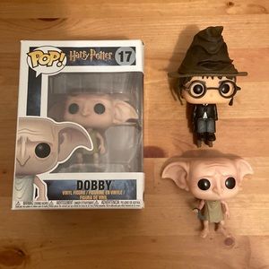 Harry Potter Dobby #17, OOB Dobby #17 & OOB Harry Potter w/ sorting hat #21.